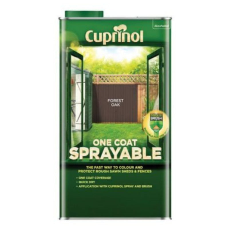 Cuprinol One Coat Sprayable Fence Treatment - 5 Litre