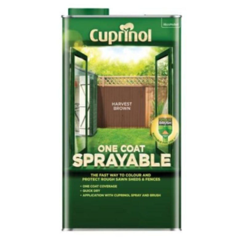 Cuprinol One Coat Sprayable Fence Treatment - 5 Litre