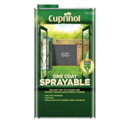 Cuprinol One Coat Sprayable Fence Treatment - 5 Litre