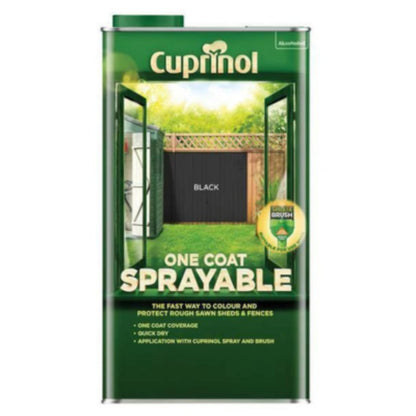 Cuprinol One Coat Sprayable Fence Treatment - 5 Litre