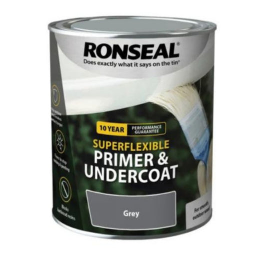 Ronseal Superflexible Primer and Undercoat 750ml - All Colours