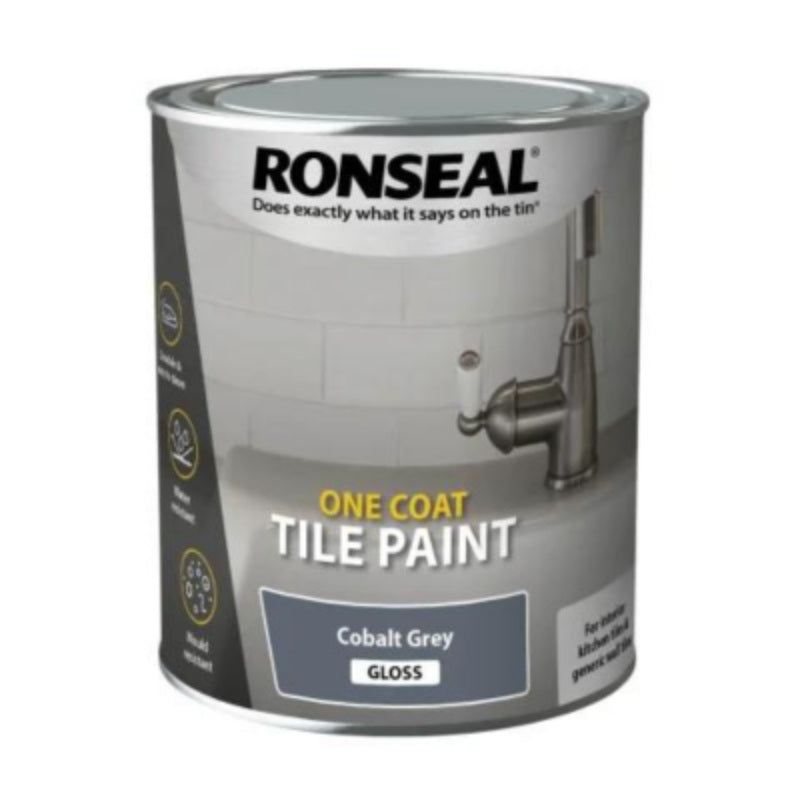 Ronseal One Coat Tile Paint 750ml - All Colours