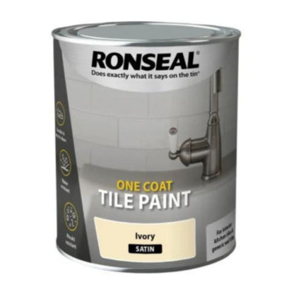 Ronseal One Coat Tile Paint 750ml - All Colours