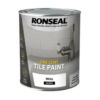 Ronseal One Coat Tile Paint 750ml - All Colours