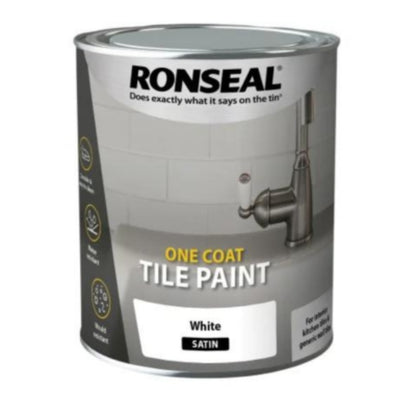 Ronseal One Coat Tile Paint 750ml - All Colours