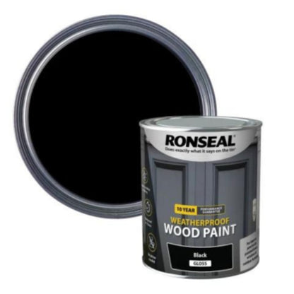 Ronseal 10 Year Weatherproof Wood Paint - All Colours