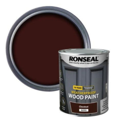 Ronseal 10 Year Weatherproof Wood Paint - All Colours