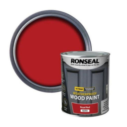 Ronseal 10 Year Weatherproof Wood Paint - All Colours