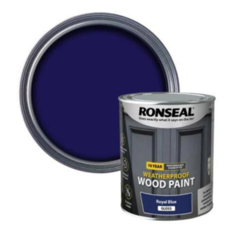 Ronseal 10 Year Weatherproof Wood Paint - All Colours