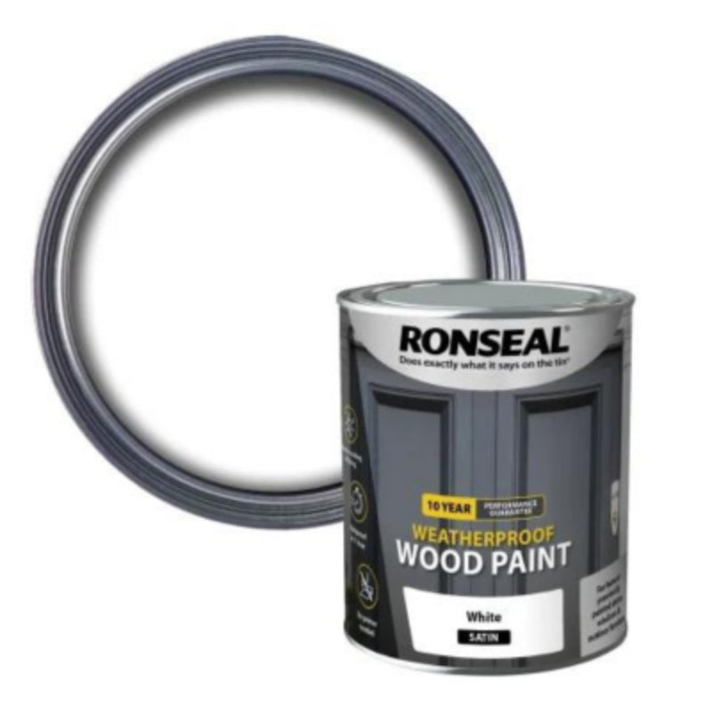 Ronseal 10 Year Weatherproof Wood Paint - All Colours