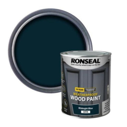 Ronseal 10 Year Weatherproof Wood Paint - All Colours