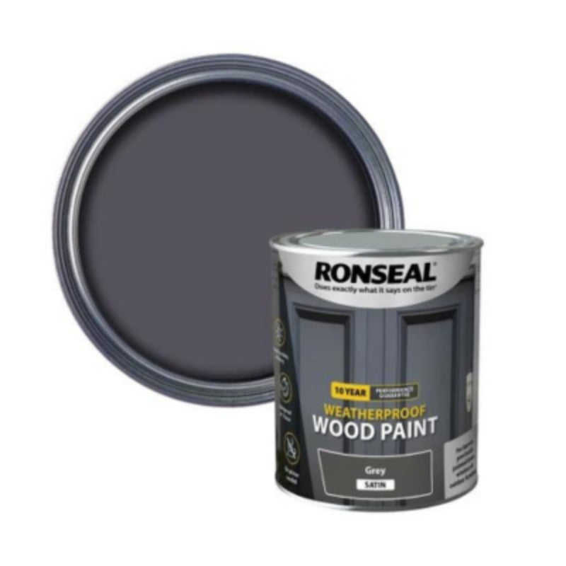 Ronseal 10 Year Weatherproof Wood Paint - All Colours