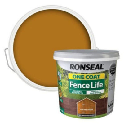 Ronseal One Coat Fence Life 5 Litres - All Colours