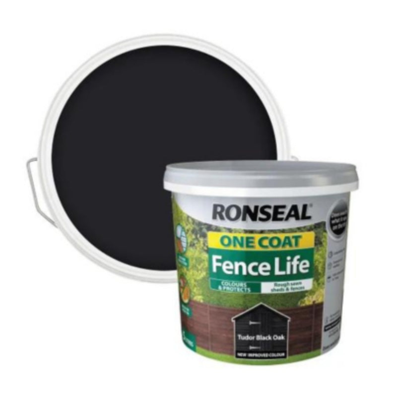 Ronseal One Coat Fence Life 5 Litres - All Colours