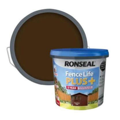 Ronseal Fence Life Plus 5 Litres - All Colours