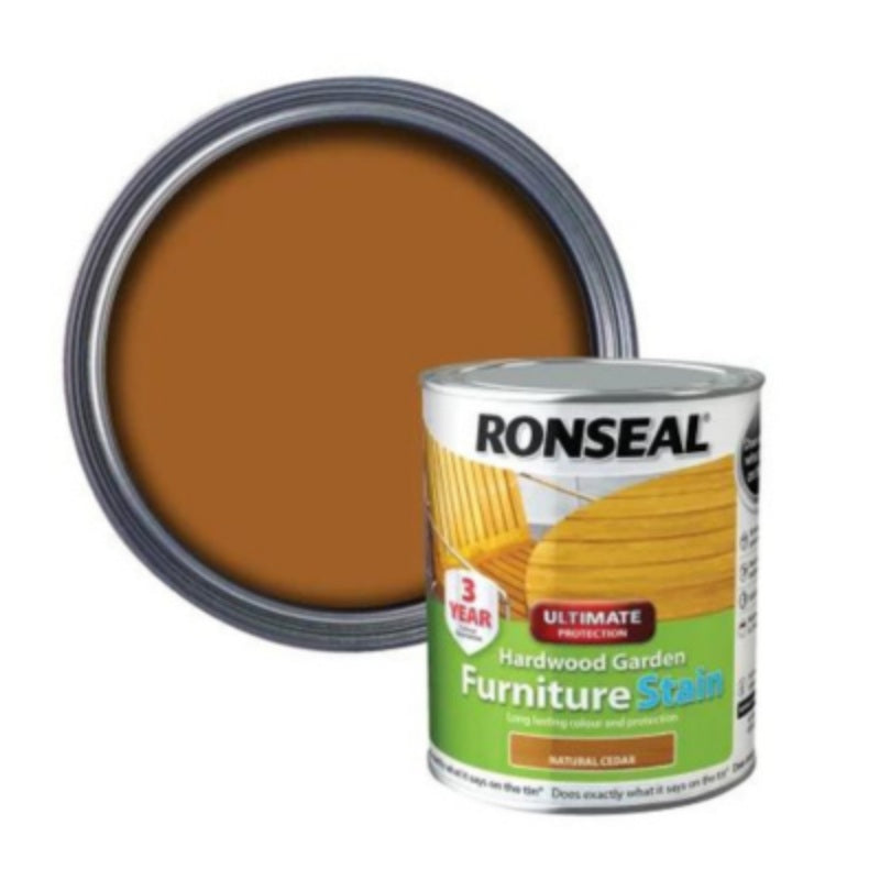 Ronseal Ultimate Protection Hardwood Garden Furniture Stain - All Colours