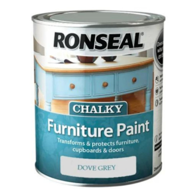 Ronseal Chalky Furniture Paint 750ml - All Colours