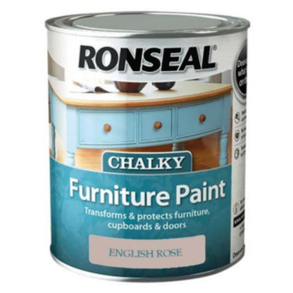 Ronseal Chalky Furniture Paint 750ml - All Colours