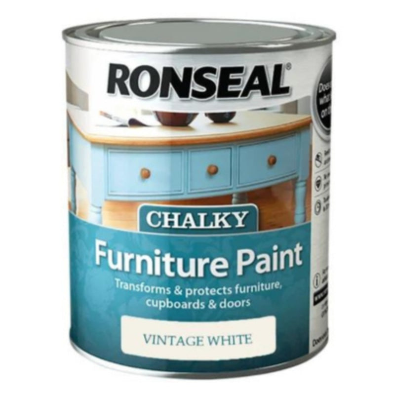 Ronseal Chalky Furniture Paint 750ml - All Colours