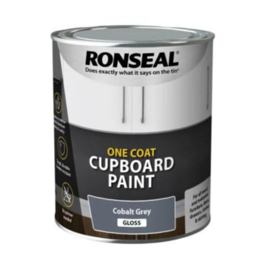 Ronseal One Coat Cupboard Paint 750ml - All Colours