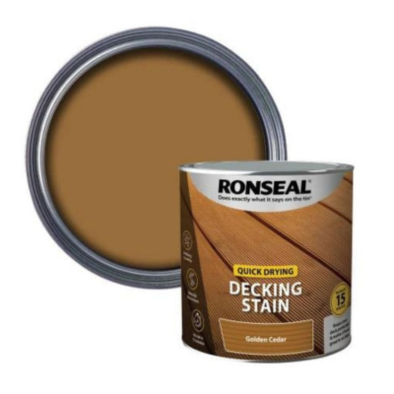 Ronseal Quick Drying Decking Stain - All Colours