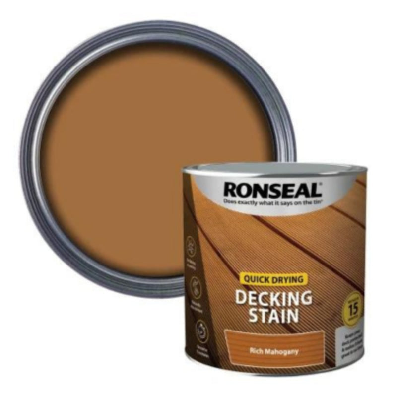 Ronseal Quick Drying Decking Stain - All Colours