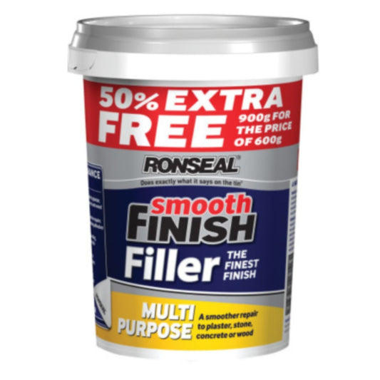 Ronseal Smooth Finish Multipurpose Wall Filler Ready Mixed - All Sizes