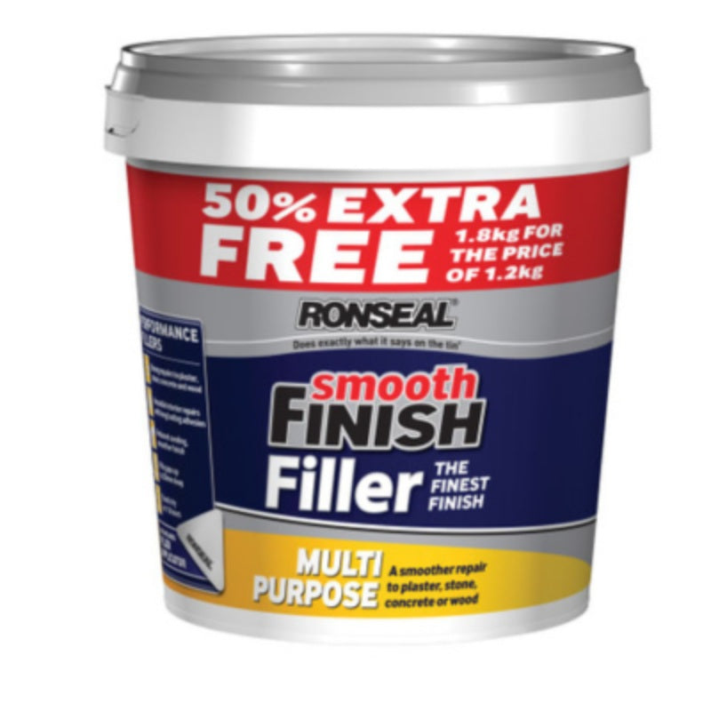 Ronseal Smooth Finish Multipurpose Wall Filler Ready Mixed - All Sizes