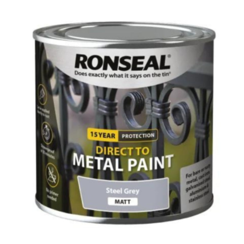 Ronseal Direct to Metal Paint - All Colours