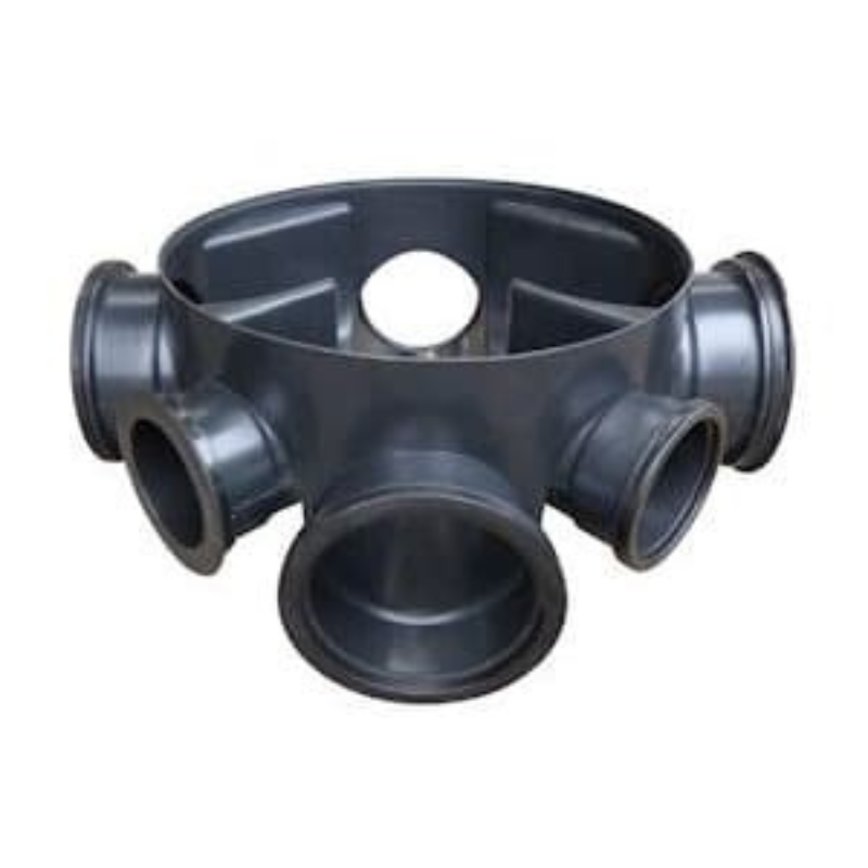 Davant 450mm x 160mm Chamber Base - 4 Inlets (2 x 110mm and 2 x 160mm)