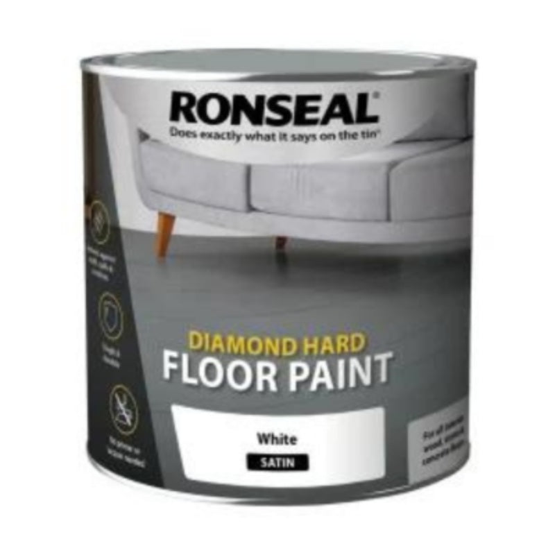 Ronseal Diamond Hard Floor Paint 2.5 Litres - All Colours