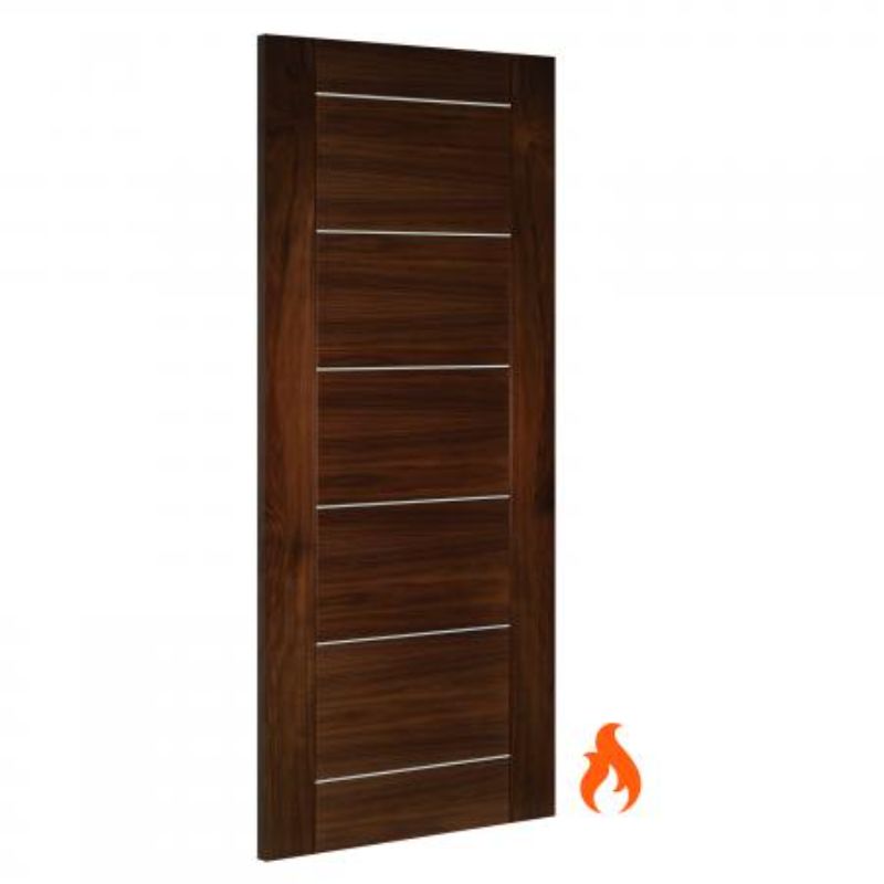 Image for Deanta Valencia Interior Walnut Fire Door 