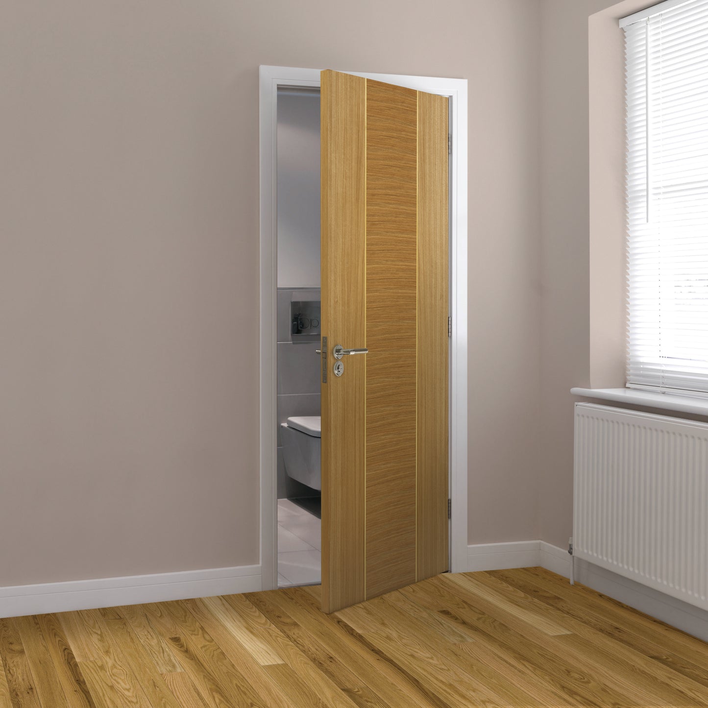 Image for JB Kind Oak Venus Pre-Finished Internal Fire Door