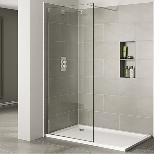 April Prestige2 Walk in Shower Panel 700mm