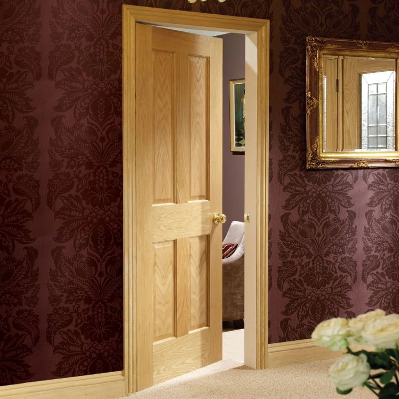 LPD Regency Oak 4 Panel Internal Door 78in x 30in x 35mm (1981 x 762mm)