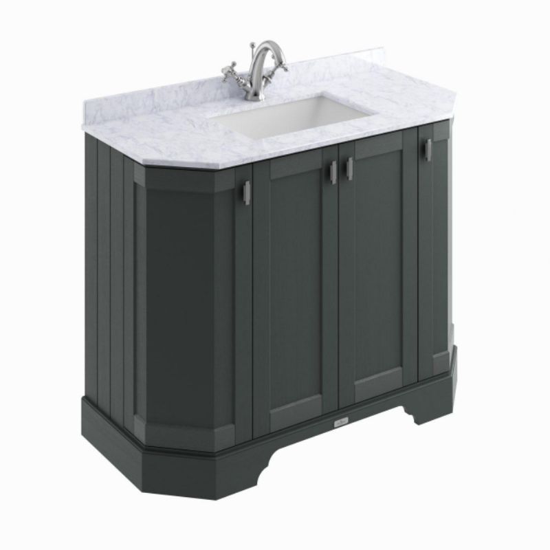 Bayswater Victrion 1000 Angled 4 Door Basin Unit - All Colours