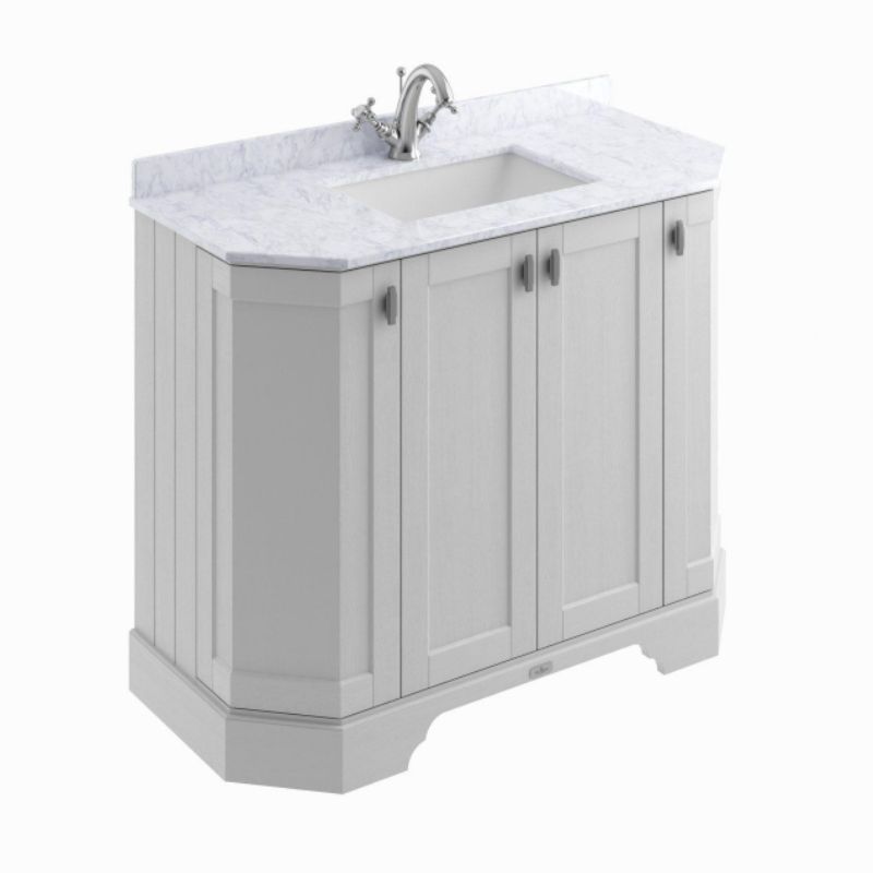 Bayswater Victrion 1000 Angled 4 Door Basin Unit - All Colours