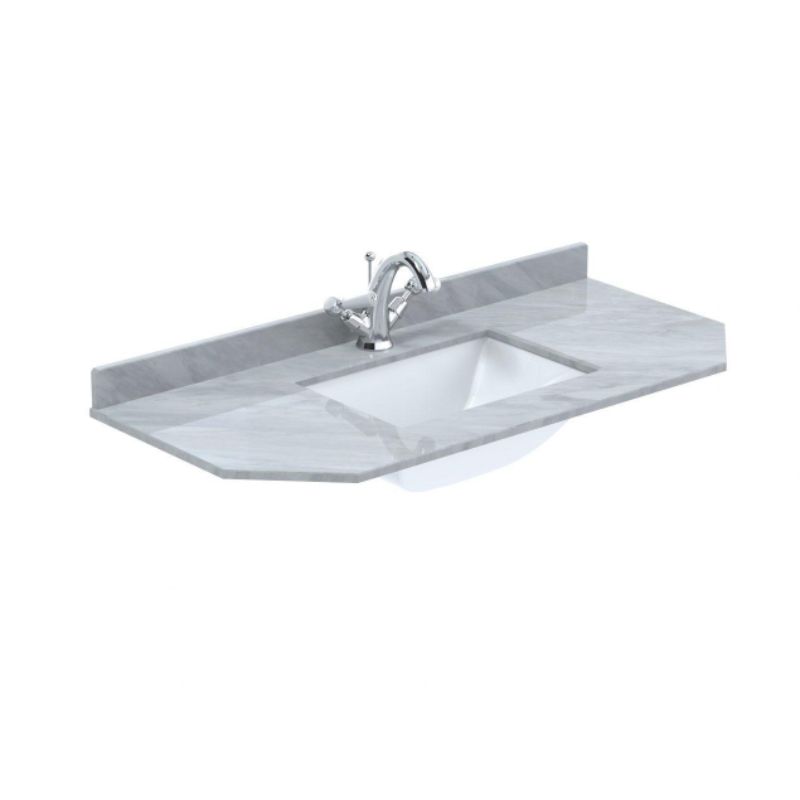 Bayswater Victrion 1000 Angled Marble Top 1 Tap Hole - All Colours