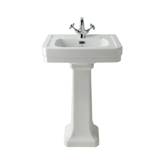 Bayswater Victrion Basin 1 Tap Hole inc Chrome Overflow - All Sizes