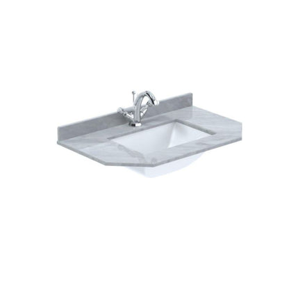 Bayswater Victrion 750 Angled Marble Top 1 Tap Hole - All Colours