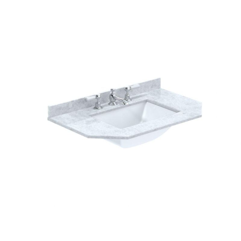 Bayswater Victrion 750 Angled Marble Top 3 Tap Holes - All Colours