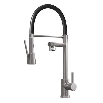 Ellsi Kitchen Sink Mixer w/ Smooth Rubber Hose and Flexi Spray - All Finishes