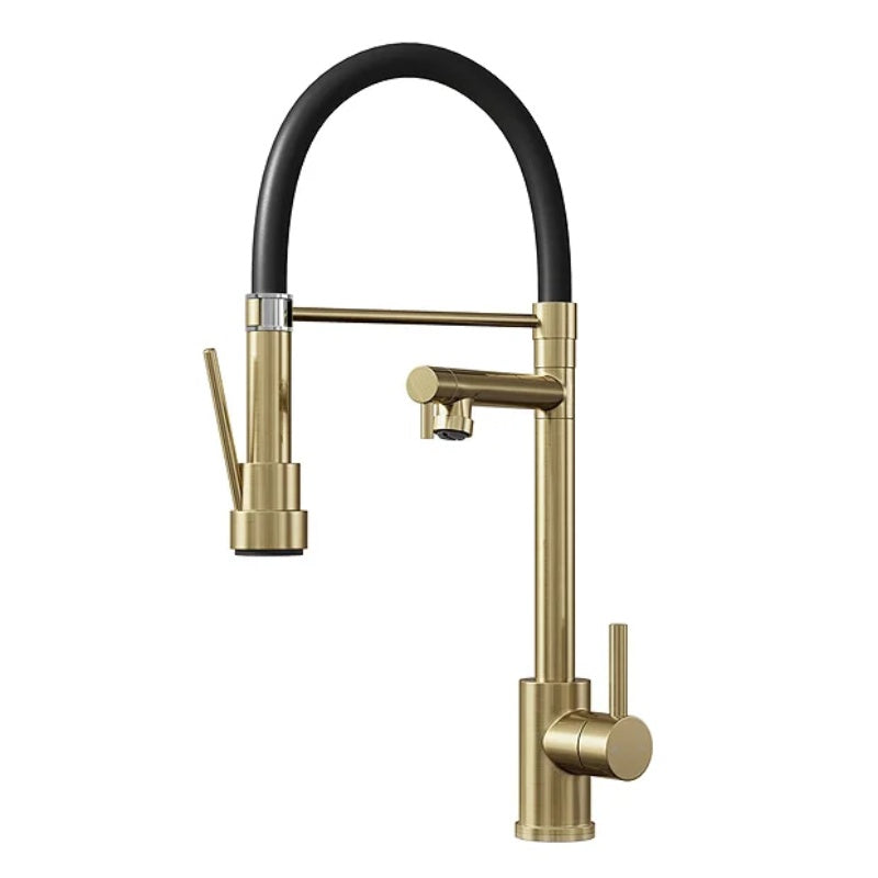 Ellsi Kitchen Sink Mixer w/ Smooth Rubber Hose and Flexi Spray - All Finishes