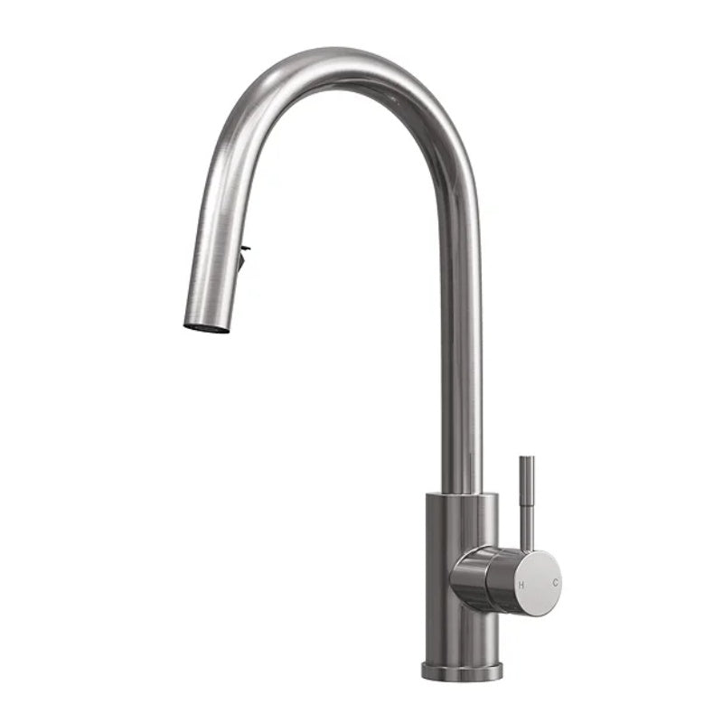 Ellsi Kitchen Sink Mixer w/ Concealed Pull Out Hose and Spray Head - All Finishes