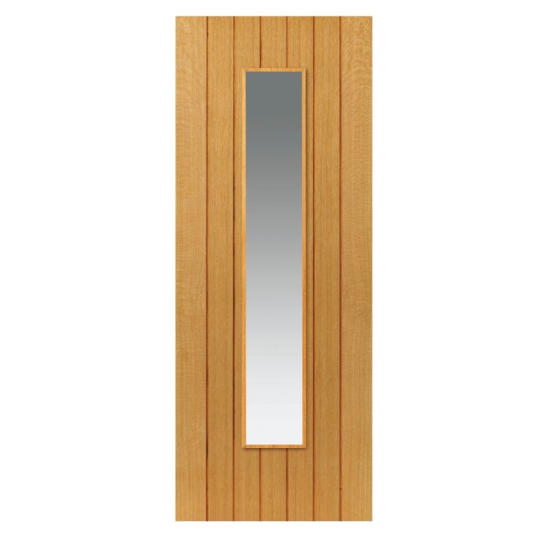 JB Kind Cherwell Glazed Oak Cottage Internal Door-1981 x 686 x 35mm