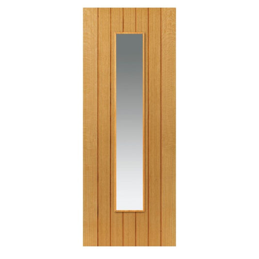 JB Kind Cherwell Glazed Oak Cottage Internal Door-1981 x 686 x 35mm