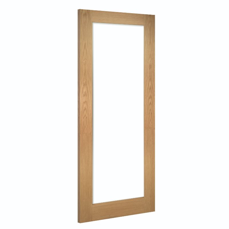 Image for Deanta Walden Clear Glazed Interior Oak Door 1981 x 610 x 35mm