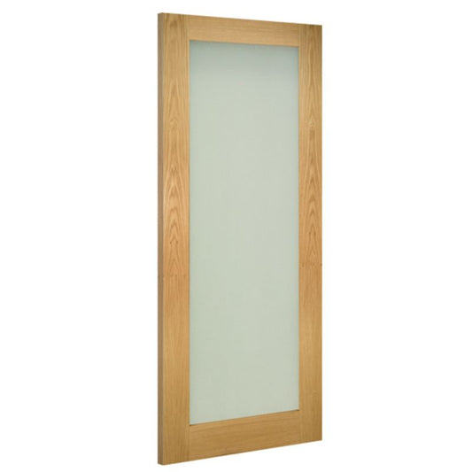 Image for Deanta Walden Obscure Glazed Interior Oak Door