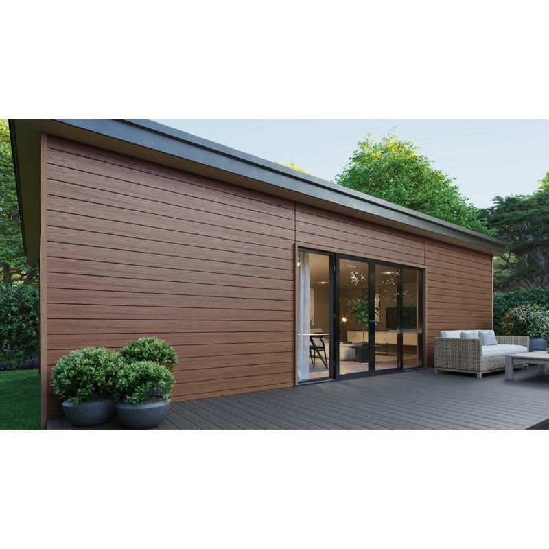 C-Clad Capped Composite Woodgrain Effect Cladding Board 21mm x 150mm x 3.6m - All Colours