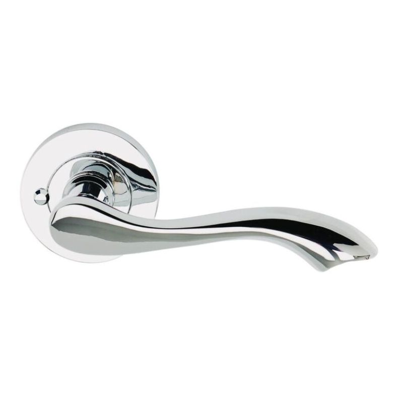 JB Kind Wave Polished Chrome Privacy Door Handle Latch Pack 